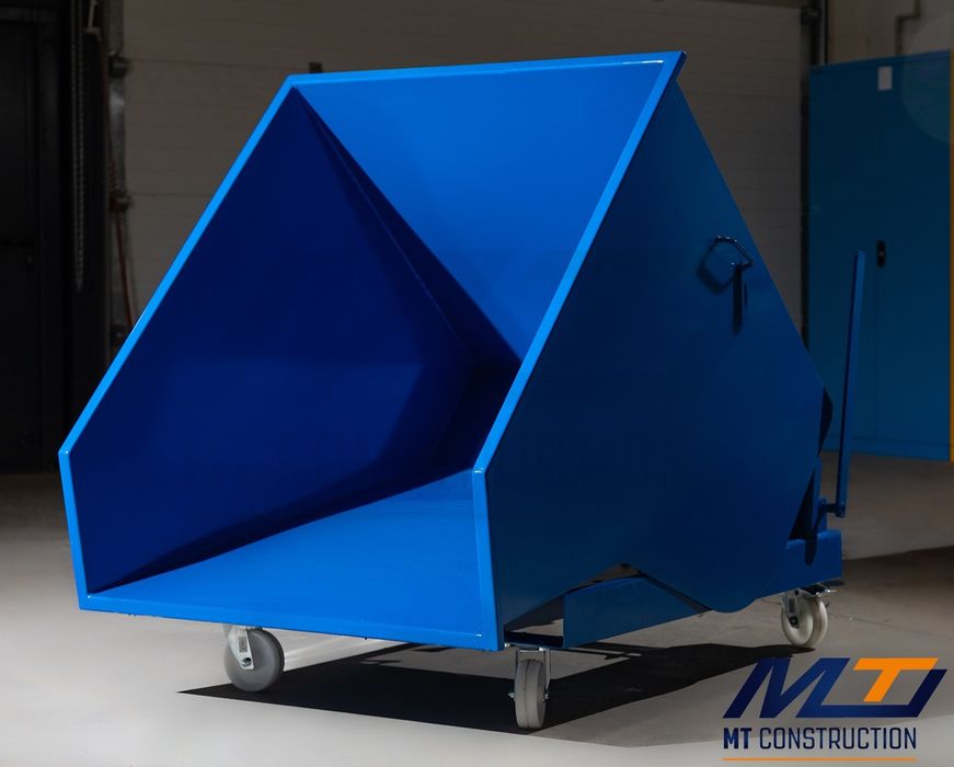 Kontener / Koleba / Pojemnik metalowy samowyładowczy 600l  | Producent