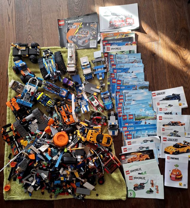 LEGO oryginalne ok. 8 kg + instrukcje