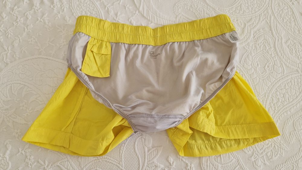 Calções Gap, Dri-Fit tamanho S, amarelo