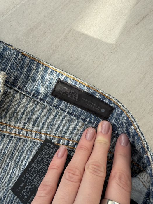 Джинси голубі Zara прямі 36р