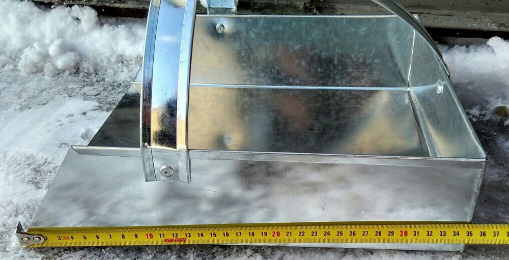 Совок двірника, оцинкований