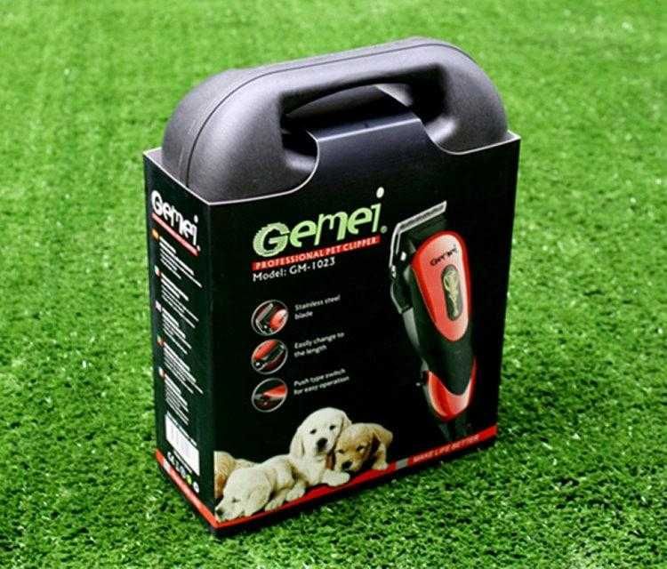 Мощная Электро машинка  для стрижки животных кошек ,собак Geemy GM1023