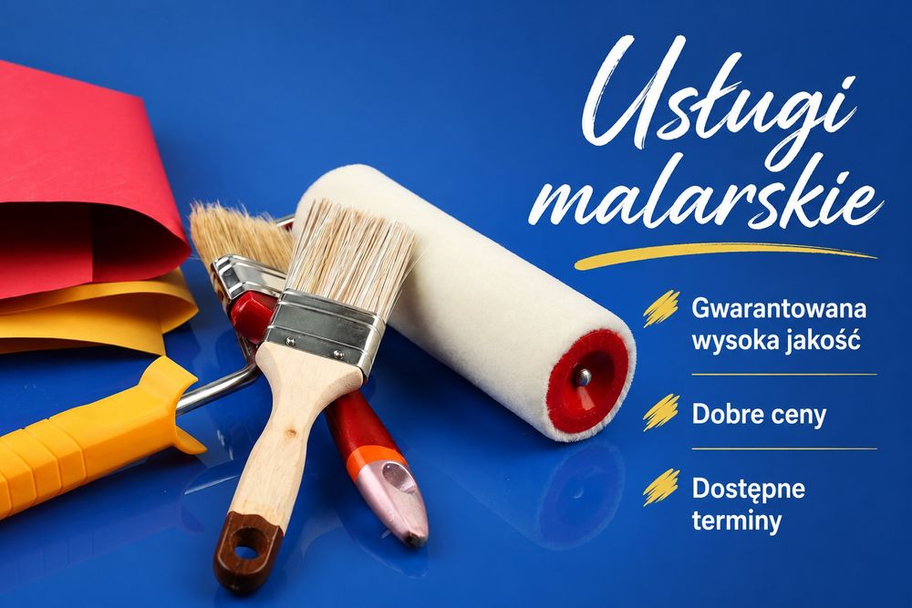 Profesjonalna ekipa malarska. Malowanie ścian, mieszkań, domów, biur. Dobre ceny. Dostępne terminy