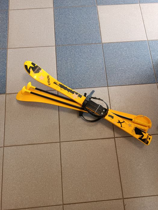 narty dziecięce, plastikowe