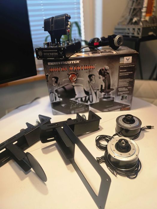 Thrustmaster Warthog Full Kit Plus Pudełko plus dedykowane uchwyty!
