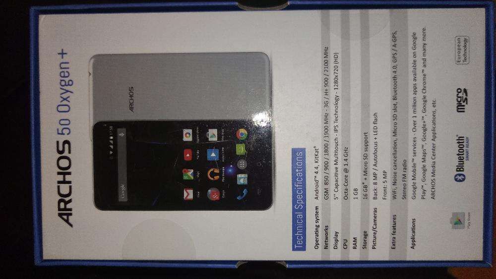 Archos 50D Oxygen Octa-Core Smartphone Parts: 16 GB, 4G, 5-inch64729953370753121