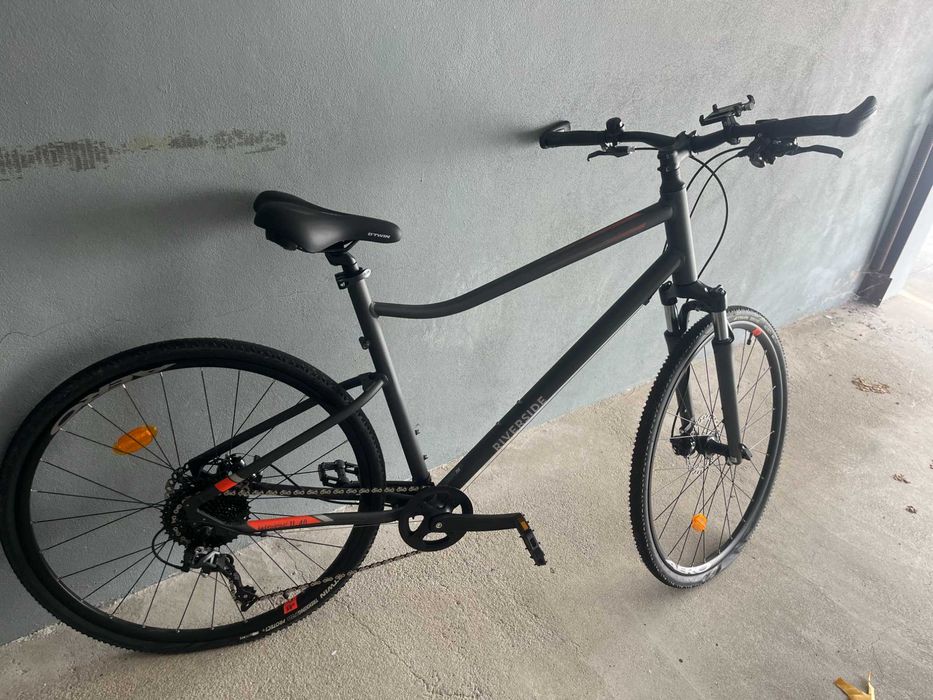 Bicicleta de Trekking RIVERSIDE 700 - Cinza - XL