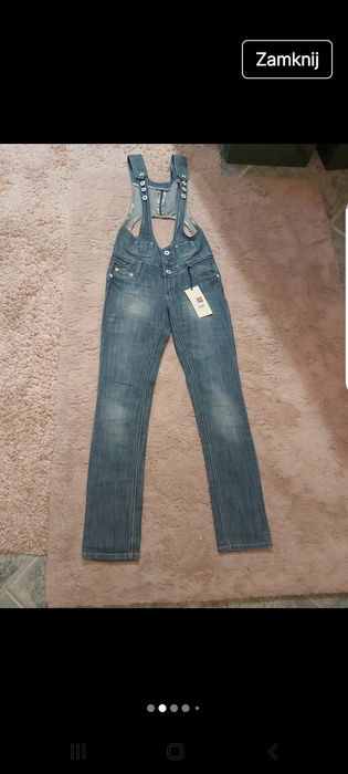 Ogrodniczki /Spodnie jeansy Denim 36