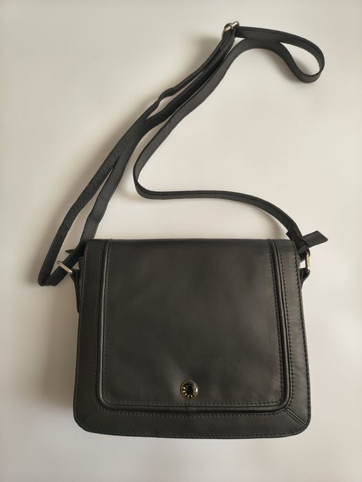 Peterson listonoszka z klapką torebka damska skórzana