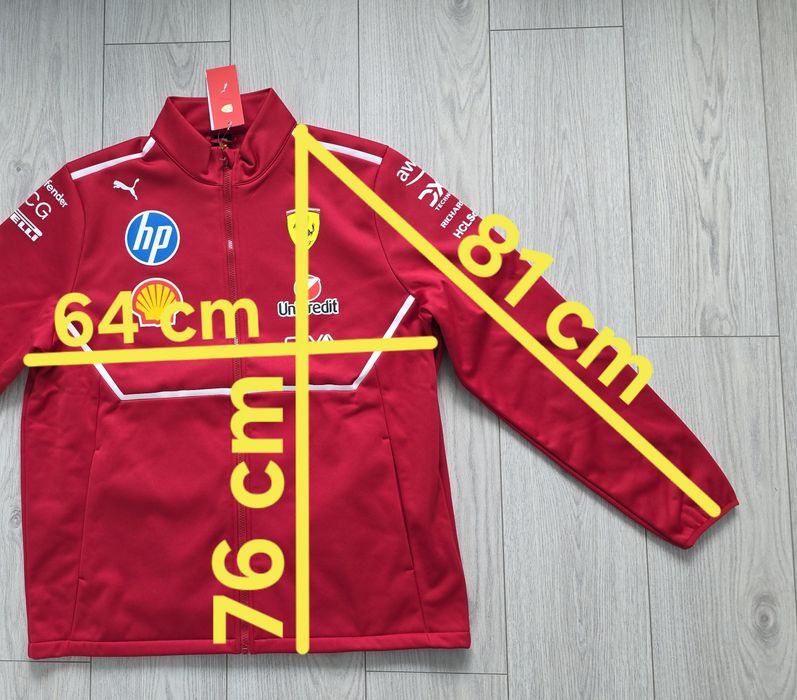 Scuderia Ferrari 2025, Softshell Puma, F1, Formuła 1, Leclerc,Hamilton