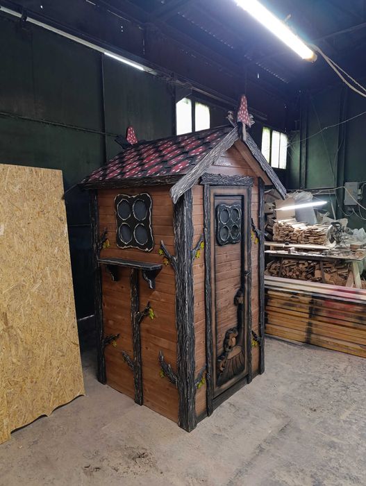Туалет уличный Эксклюзивный! Дачный деревянный