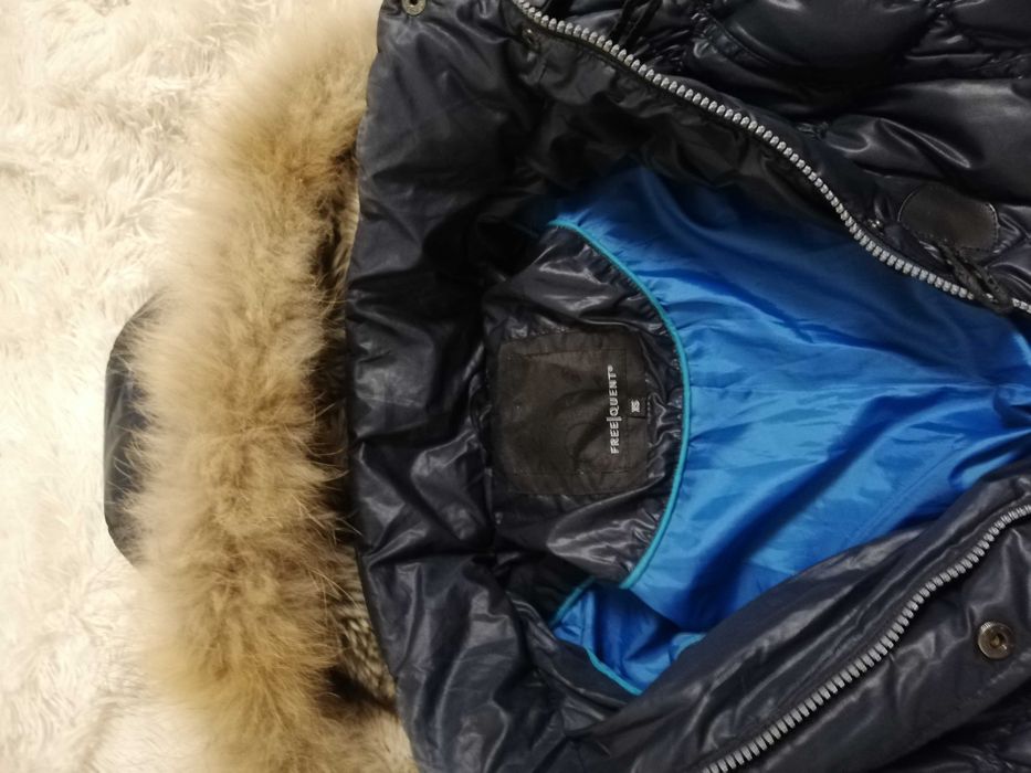 parka puchowa FREE/QUENT xs s 34 36 Alexa-Ja granat