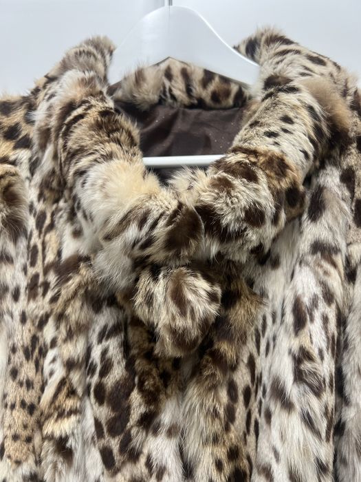 Długie futro vintage