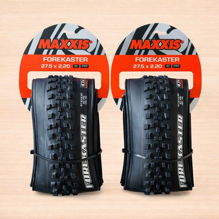 Pack 2 Pneus Maxxis Forekaster 27,5x2,20 EXO Dual 120 TLR Folding