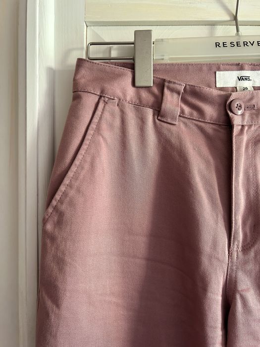 Spodnie Vans pudrowy róż liliowy 26 S