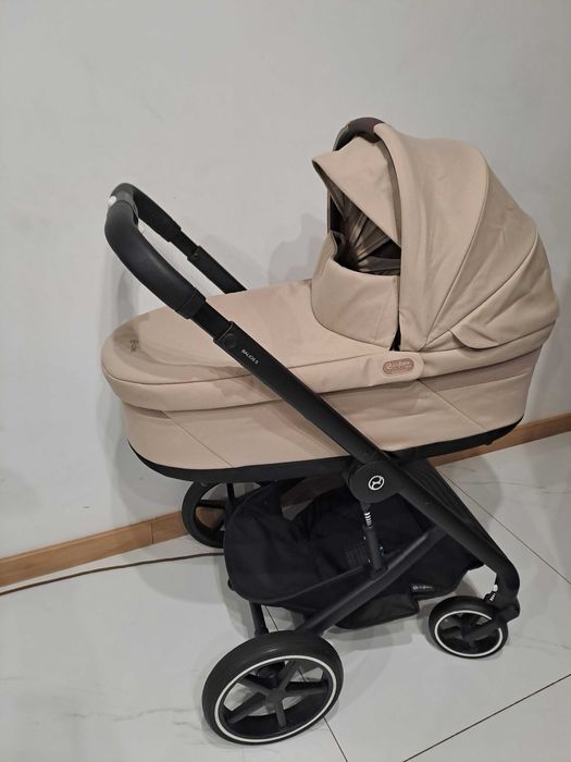 Cybex balios s lux 2.0 Almond beige /moon black baza fotelik cybex