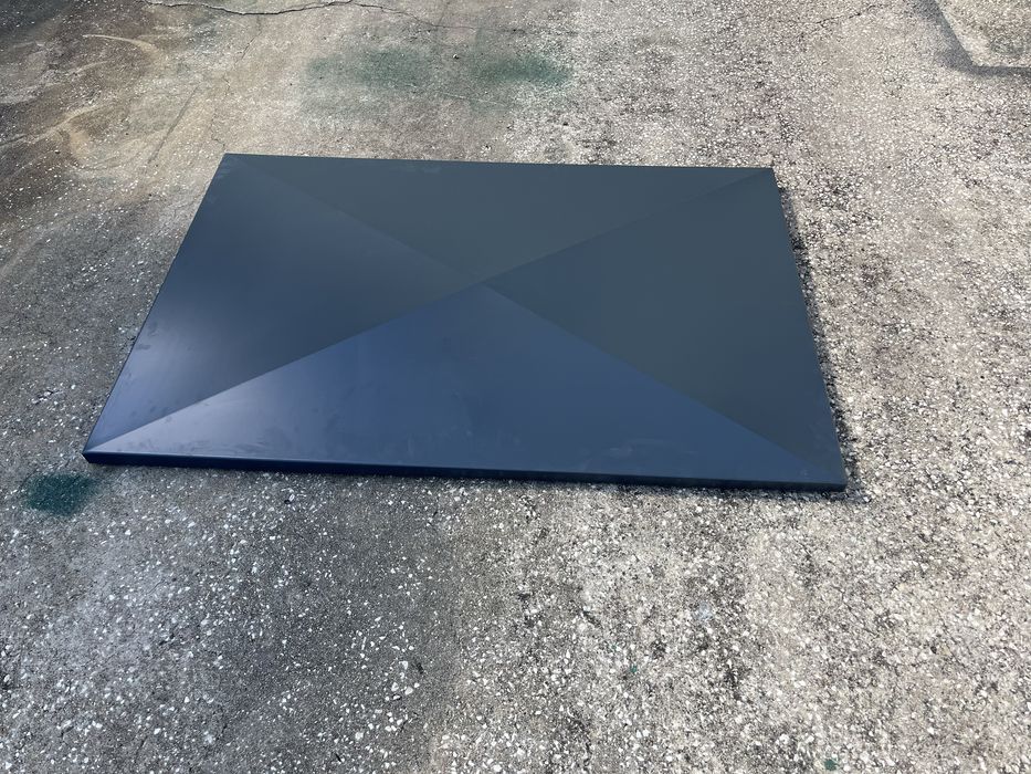 Tampo de inox lacado