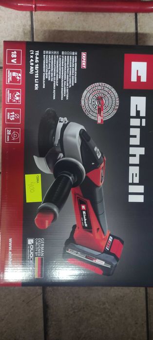 Szlifierka kątowa Akumulatorowa Einhell TE-AG 18/115 LI Kit