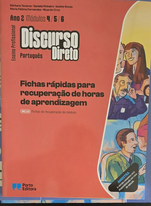 Discurso Direto - Ano 2 - Português - Conj. Pedagógico Prof. Completo