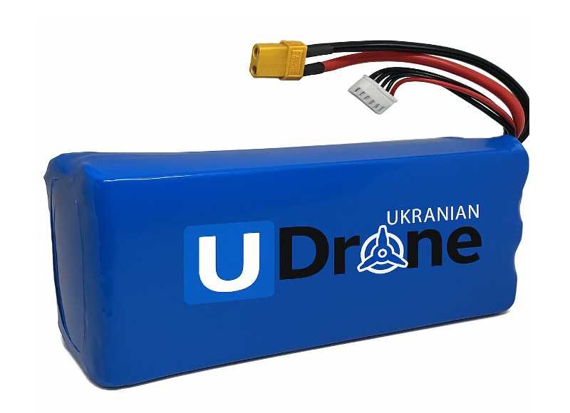 Акумулятор (батарея) для FPV (ФПВ) дрону 6S2P: 10000mAh, 30A, 22.2V