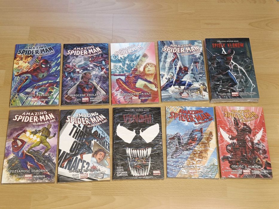 The Amazing Spider-Man: Globalna sieć tom 1-10 Venom Inc. Spisek Klonów