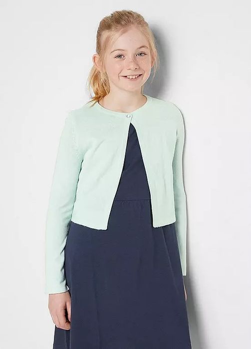 B.P.C sweterek bolerko miętowe ^152/158