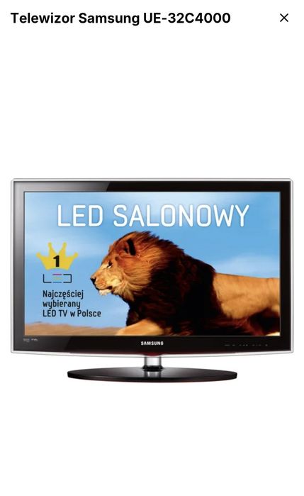 Telewizor 32 cale Samsung Led z USB bez internetu
