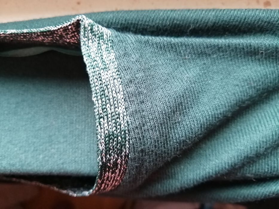 Camisola pré mamã de malha fina cor verde