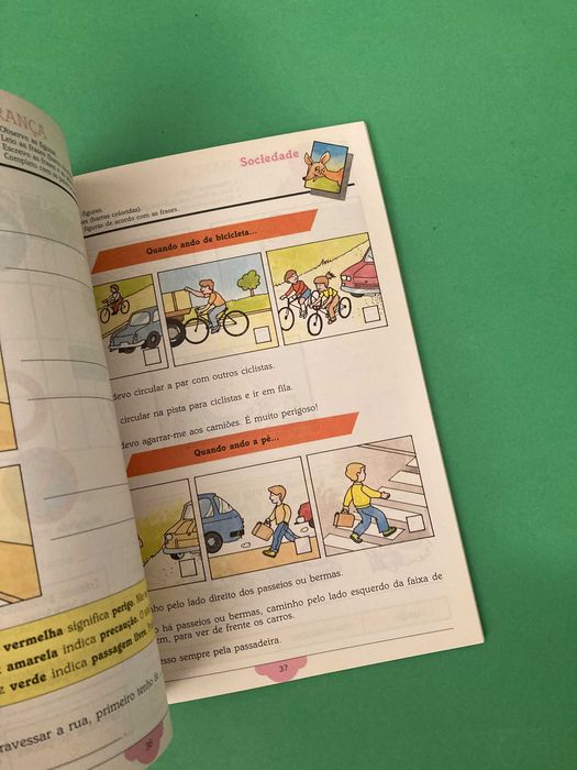 Livro Escola Primária O Bambi Meio Físico e Social 2ª Classe Porto Editora Anos 90