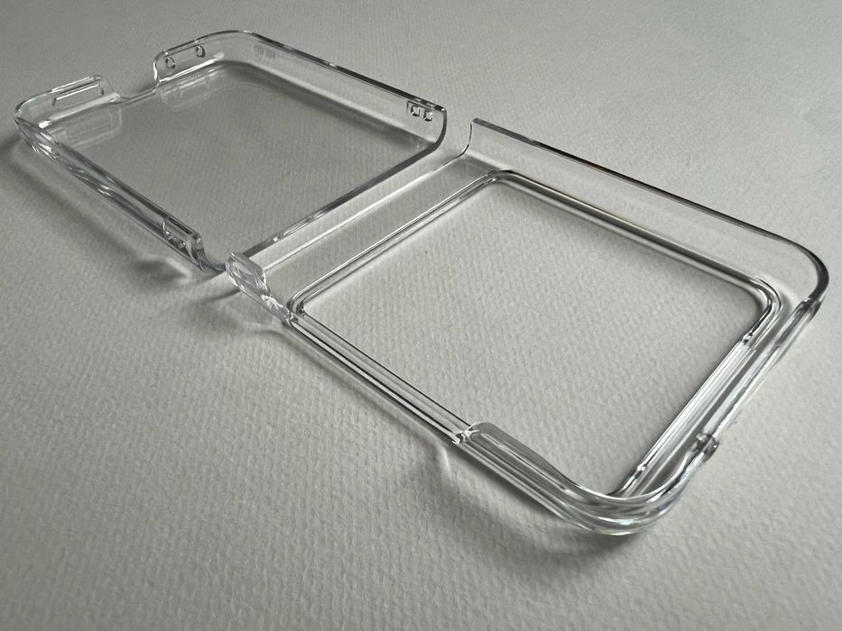 Motorola Razr 50 чохол із прозорого пластику чехол накладка