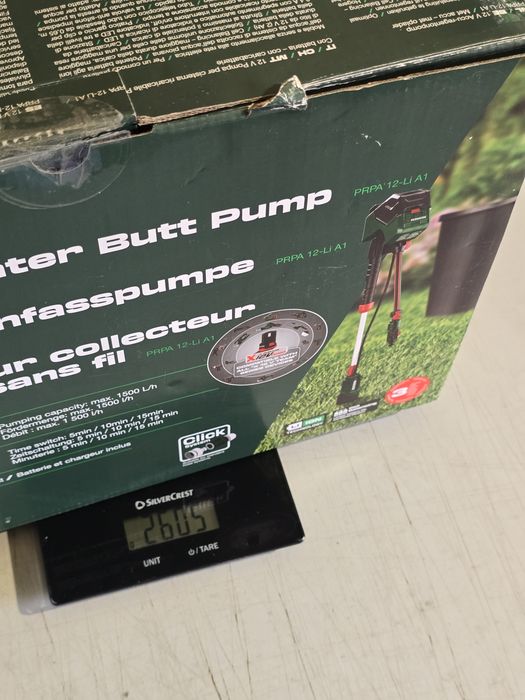 Bomba água chuva Parkside 12V Li-Ion
