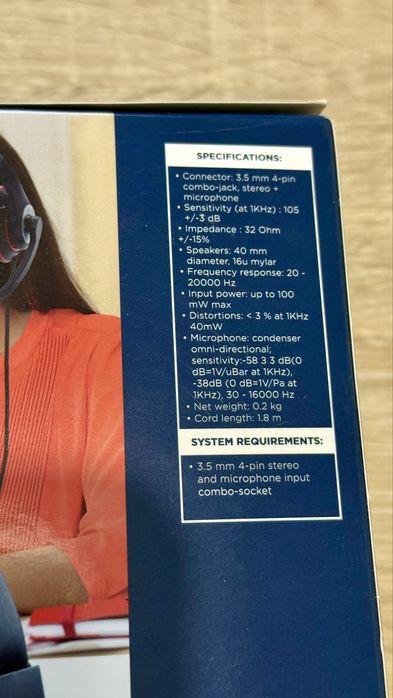 Навушники Gembird Stereo headset (модель: MHS-03-BKWT)