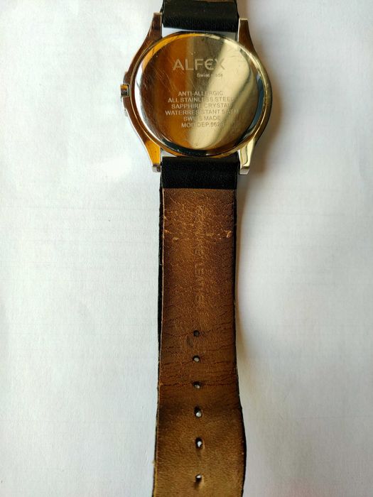 Часы Alfex 5626, Швейцария, сапфировое стекло, мужские.