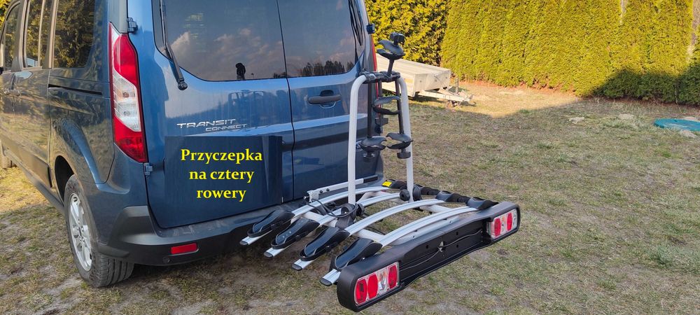 Wynajem bagażnik na 4 rowery na hak Wypożyczalnia Nadarzyn