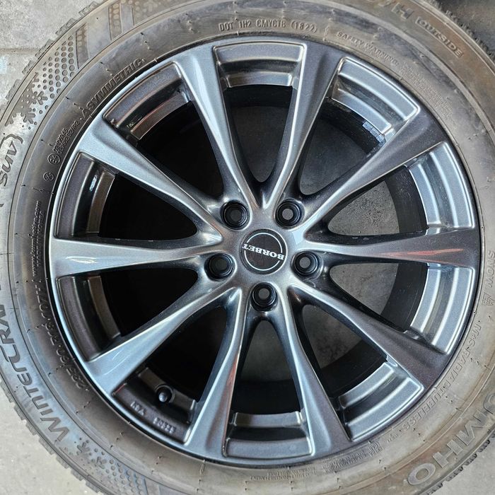 4szt używane felgi aluminiowe BORBET 8x18 ET45 5x114,3