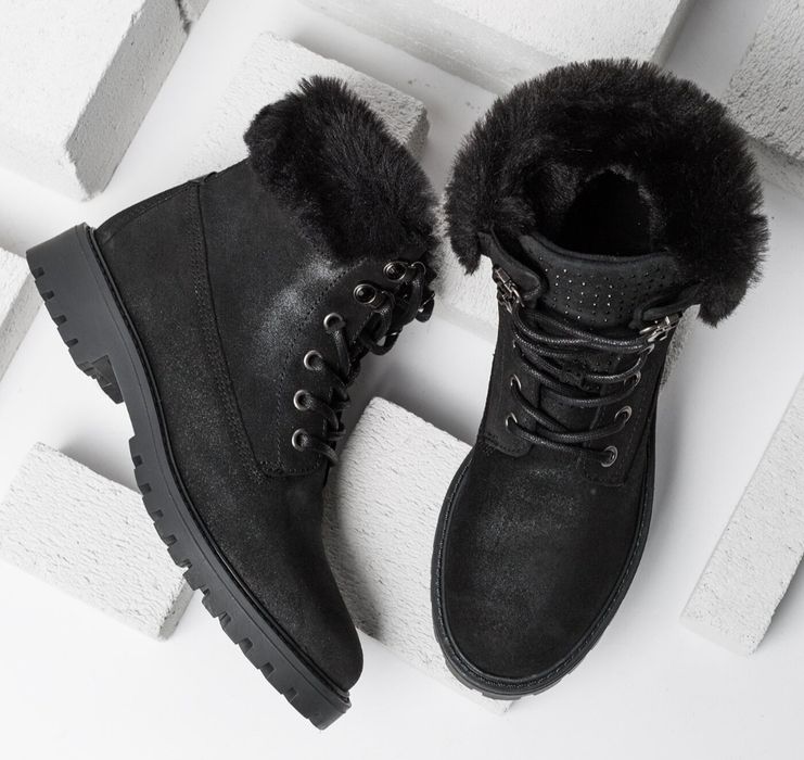 Trapery buty ocieplane zimowe Guess