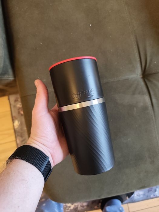 cafflano classic młynek do kawy zaparzacz bikepacking