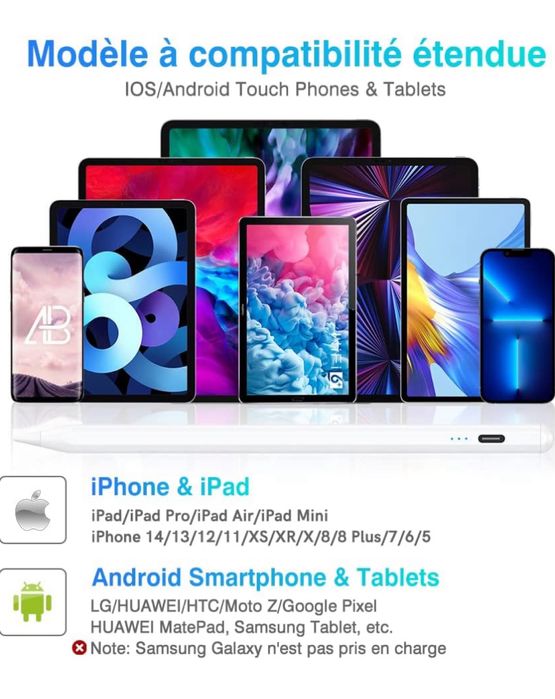 Pióro do tabletu, szybkie ładowanie Kingone