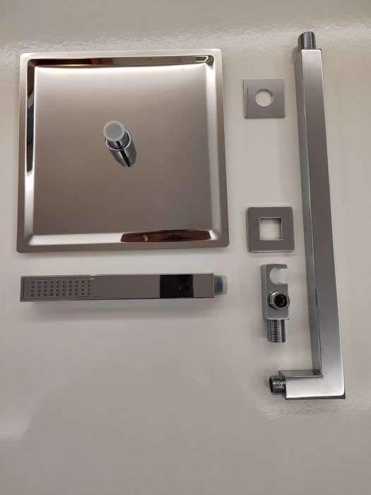 Chuveiro Rain Shower 30x30 Inox + Duche Mão NOVO - NEGOCIAVEL