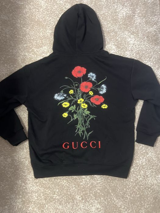 Худі Gucci Chateau Marmont Printed Black Hoodie