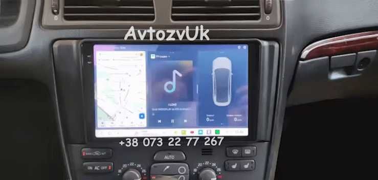Магнітола S60 V60 Volvo XC70 вольво с60 в60 хс70 CarPlay Android 15