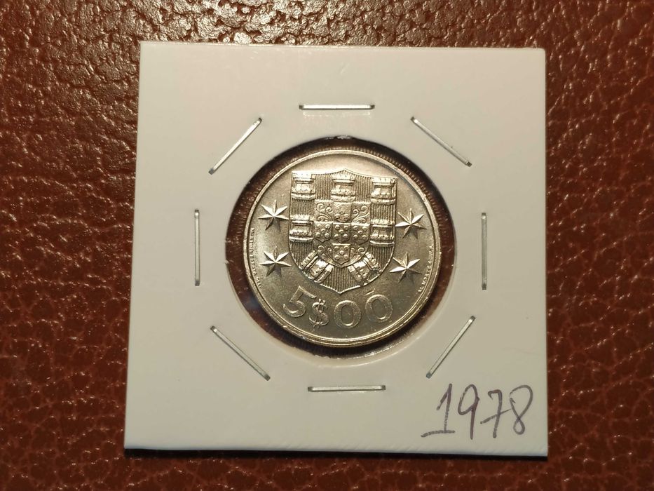 Portugal - moeda de 5 escudos de 1978