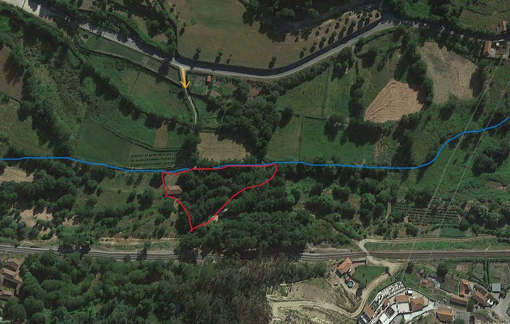Terreno/Quinta de Lazer com 2.580 m² junto à Ribeira de Juncal | Soalhães