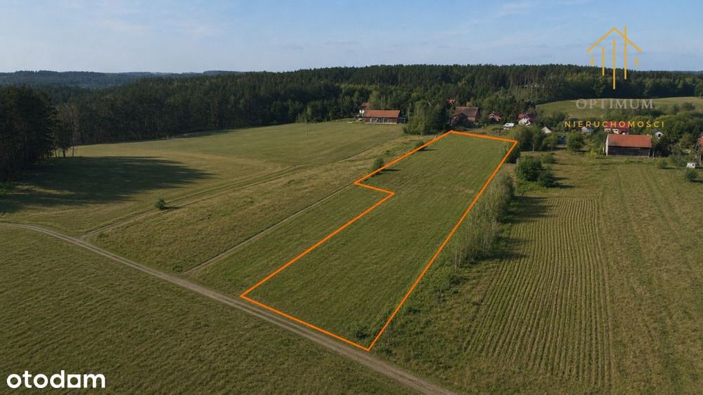 Duża działka budowlana w Świerkocinie, Olsztynek