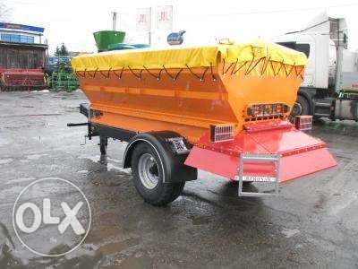 Posypywarko solarka ciągniona T131 - 3,8 tony do ciągnika lub busa