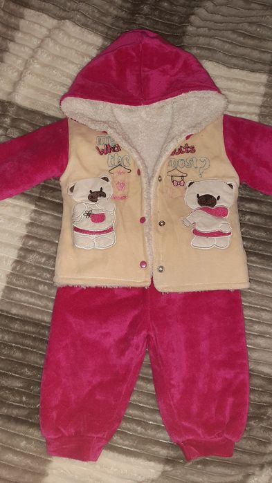 Костюм для самых маленьких тёплый на весну