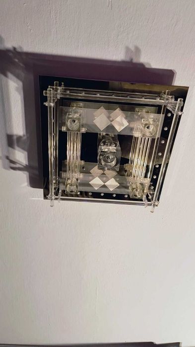 Lampa wisząca szklana