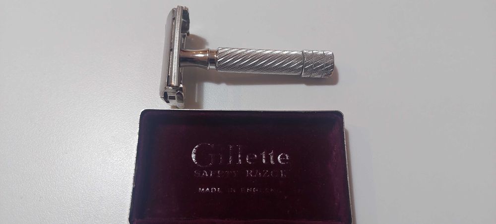 Gillette Aristocrat - lâmina de barbear vintage - baixa de preço!