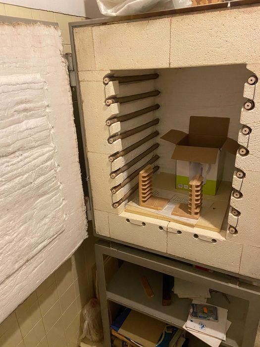 Mufla/Forno cerâmica olaria elétrico 1200º 88lt