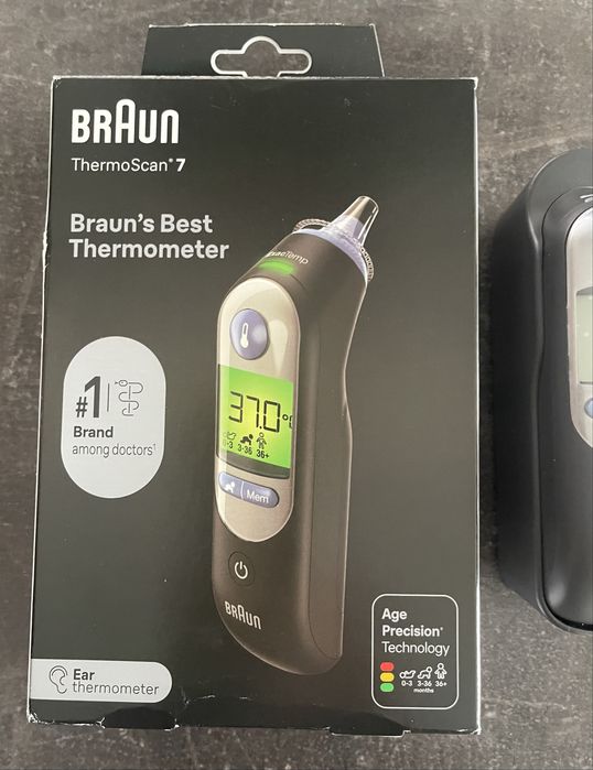 Termometr douszny elektroniczny Braun ThermoScan7